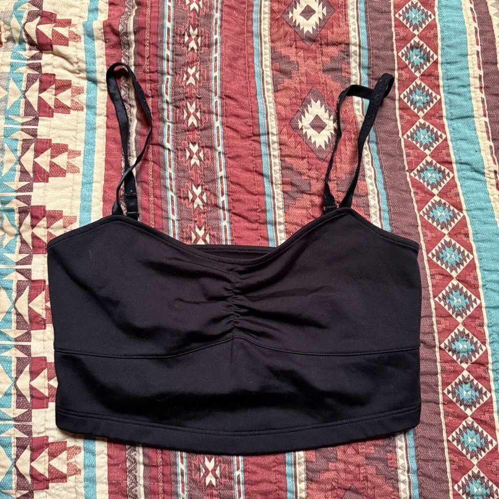Mika black sports bra size medium